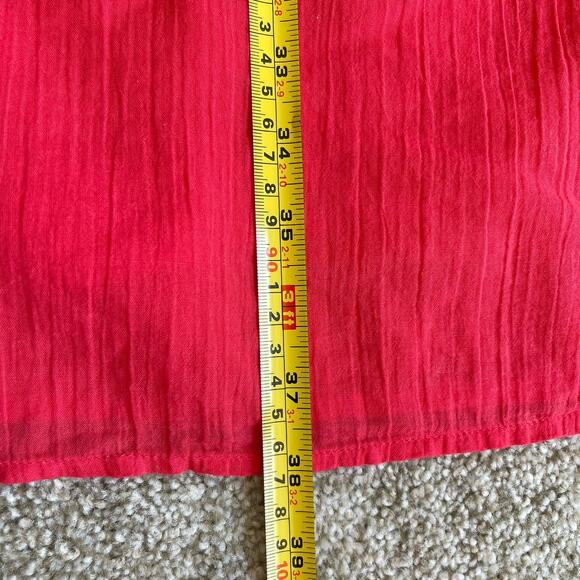 Crown & Ivy Plus Size 2X Flutter Short Sleeves Floral Embroidered Dress Boho - Picture 12 of 12